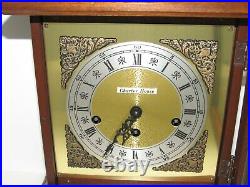Quarter Hour Westminster Chime Bracket Clock Made in USA 8-day, Key-wind