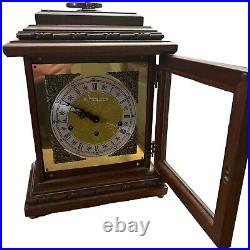 Quarter Hour Westminster Chime Bracket Clock Made in USA 8-day, Key-wind TESTED