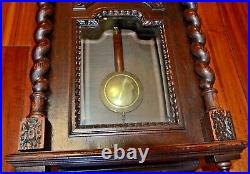 RARE 19 C. Antique Sams Westminster Chime Wall Clock