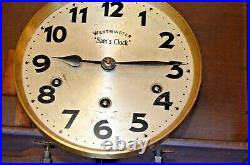 RARE 19 C. Antique Sams Westminster Chime Wall Clock