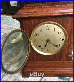 RARE Antique Seth Thomas 4 Bell Westminster Chime Mantle Clock 1920's Sonora