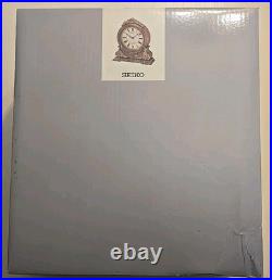 RARE! BRAND NEW! Seiko Dual Chime Mantel Clock Westminster Whittington QXJ009BLH