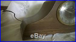 RARE HERSCHEDE MANTEL CLOCK Revere Westminster Chimes Electric Oval Face R 913