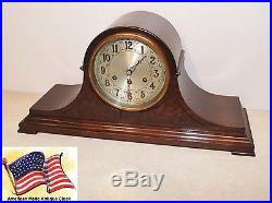 Rare Herschede Model 10 Mahogany Antique Canterbury & Westminster Chimes Clock