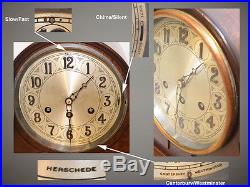 Rare Herschede Model 10 Mahogany Antique Canterbury & Westminster Chimes Clock