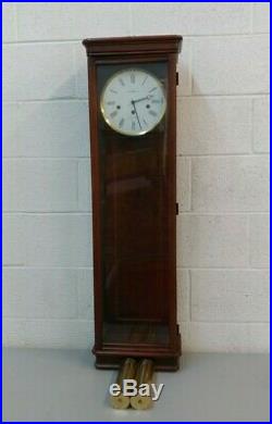 RARE Howard Miller Milan Wall Clock Model 613-212 Cherry Wood Westminster Chime