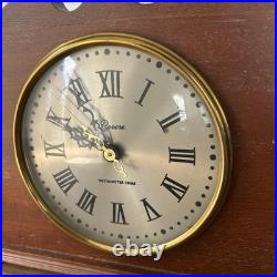 RARE Vintage Revere Westminster Chime Electric Mantel Clock Model R-942 WORKS