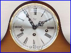 Rapport Hermle 8 Day Walnut Westminster Napoleon Mantle Mantel Chime Clock