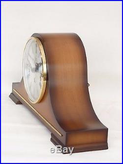 Rapport Hermle 8 Day Walnut Westminster Napoleon Mantle Mantel Chime Clock