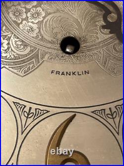 Rare Antique Franklin Clock Co 5 Tube Westminster Chime Hall Clock Movement Part