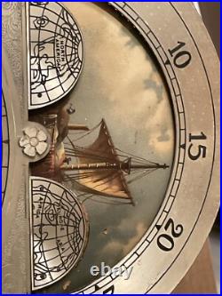 Rare Antique Franklin Clock Co 5 Tube Westminster Chime Hall Clock Movement Part