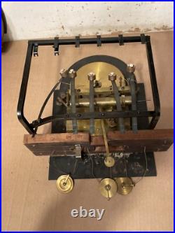Rare Antique Franklin Clock Co 5 Tube Westminster Chime Hall Clock Movement Part