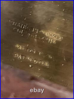 Rare Antique Franklin Clock Co 5 Tube Westminster Chime Hall Clock Movement Part