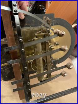 Rare Antique Franklin Clock Co 5 Tube Westminster Chime Hall Clock Movement Part