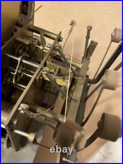 Rare Antique Franklin Clock Co 5 Tube Westminster Chime Hall Clock Movement Part