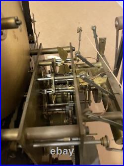 Rare Antique Franklin Clock Co 5 Tube Westminster Chime Hall Clock Movement Part