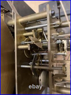 Rare Antique Franklin Clock Co 5 Tube Westminster Chime Hall Clock Movement Part