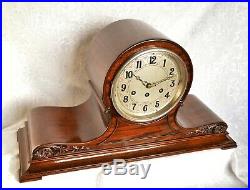 Rare Antique Herschede Canterbury And Westminster Chime Mantel Clock. Serviced