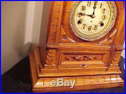 Rare C. 1911 New Haven Bracket Clock, Canadian Willcock Patent Westminster Chime