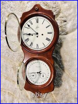 Rare Double Dial Germany Sternreiter Calendar, day, month, Strike Clock, two jewels