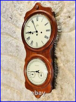 Rare Double Dial Germany Sternreiter Calendar, day, month, Strike Clock, two jewels