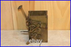 Rare Early WEIGHT DRIVEN Westminster Chime Clock Slave Movement