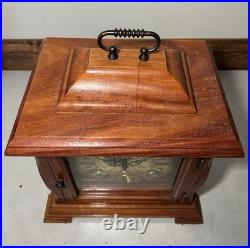 Rare Eska Brazil Model 186-6A Westminster Chime Bracket Mantel Table Desk Clock
