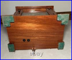 Rare Eska Brazil Model 186-6A Westminster Chime Bracket Mantel Table Desk Clock