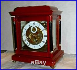 Rare Forum Westminster Chime On Bells 8 Day Skeleton Bracket Clock Working