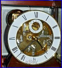 Rare Forum Westminster Chime On Bells 8 Day Skeleton Bracket Clock Working