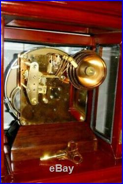 Rare Forum Westminster Chime On Bells 8 Day Skeleton Bracket Clock Working