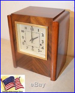Rare Fully Restored Seth Thomas Antique Westminster Chimes Clock No 57 1934