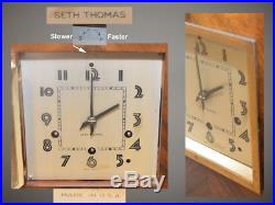 Rare Fully Restored Seth Thomas Antique Westminster Chimes Clock No 57 1934