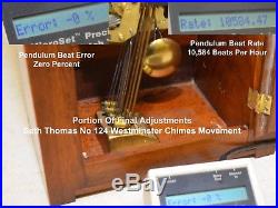 Rare Fully Restored Seth Thomas Antique Westminster Chimes Clock No 57 1934