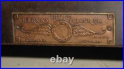 Rare Gothic Ecclesiastical Herman Miller Westminster Chime Mantle Clock Mauthe