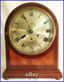 Rare Gustav Becker 8-day German Black Forrest Westminster Chime Mantle Clock