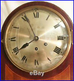 Rare Gustav Becker 8-day German Black Forrest Westminster Chime Mantle Clock