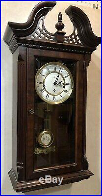 Rare Howard Miller Triple Chime Westminster Whitt German Wall Clock 612-674