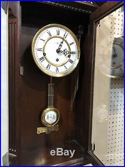 Rare Howard Miller Triple Chime Westminster Whitt German Wall Clock 612-674