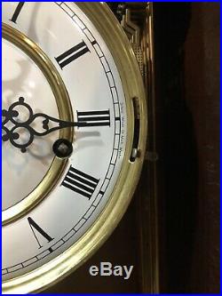 Rare Howard Miller Triple Chime Westminster Whitt German Wall Clock 612-674