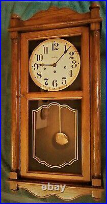 Rare Howard Miller Westminster Chime Wall Clock 612-539