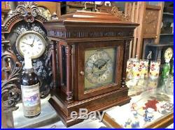 Rare Howard Miller-ridgeway Westminster-winchester Triple Chime Bracket Clock