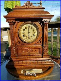 Rare New Haven Clock, New Haven / Wilcock Canadian Westminster Chime 1900s VIDEO