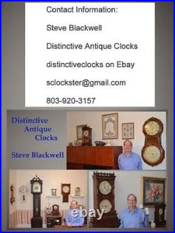 Rare Restored Seth Thomas Antique Westminster Chime Clock # 105-1930 In Mahogany