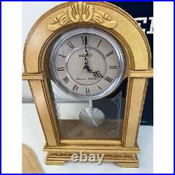 Rare Seiko Westminster Whittington Quartz Dual Chime Pendulum Shelf Clock 6962
