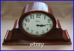 Rare Vintage Ridgeway Westminster Chime Mantel Clock Wood Case