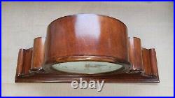 Rare Vintage Ridgeway Westminster Chime Mantel Clock Wood Case