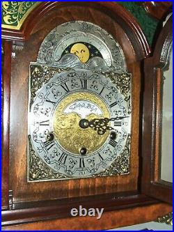 Rare Warmink's Largest 8 day Table Clock, Westminster, Moon phase, 4 Bars