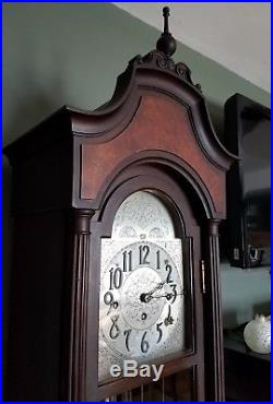 Rare antique herschede westminster 5 tube chime grandfather, grandmother clock