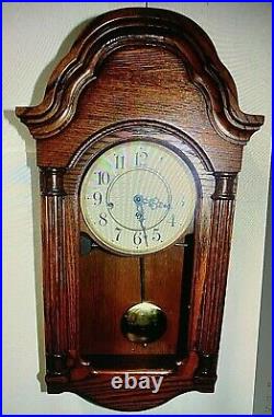 Rare -new-howard-miller #613-226 Westminster Chime, Key Wind, Wall Clock -new